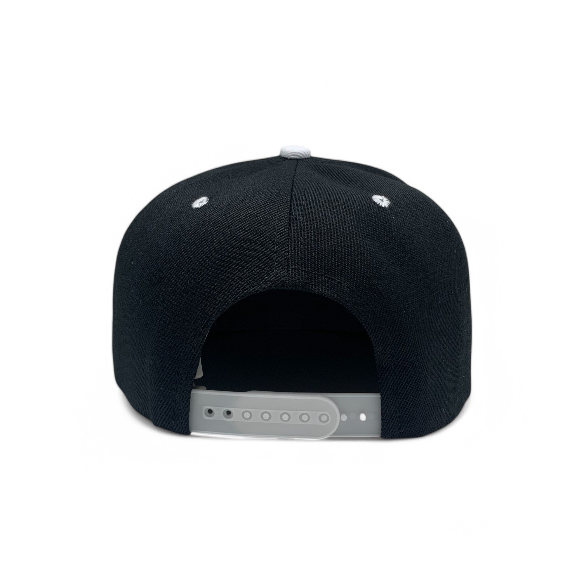 Basic Cap Plain Poly Snapback Hat 8002