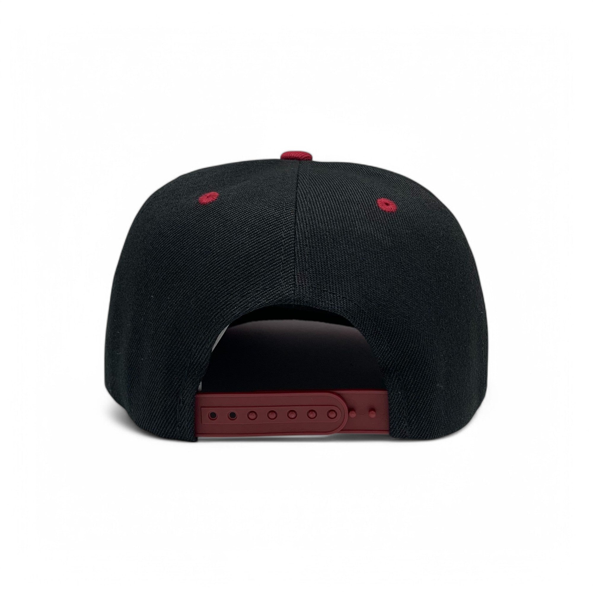 Basic Cap Plain Poly Snapback Hat 8002
