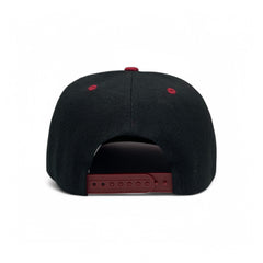Basic Cap Plain Poly Snapback Hat 8002