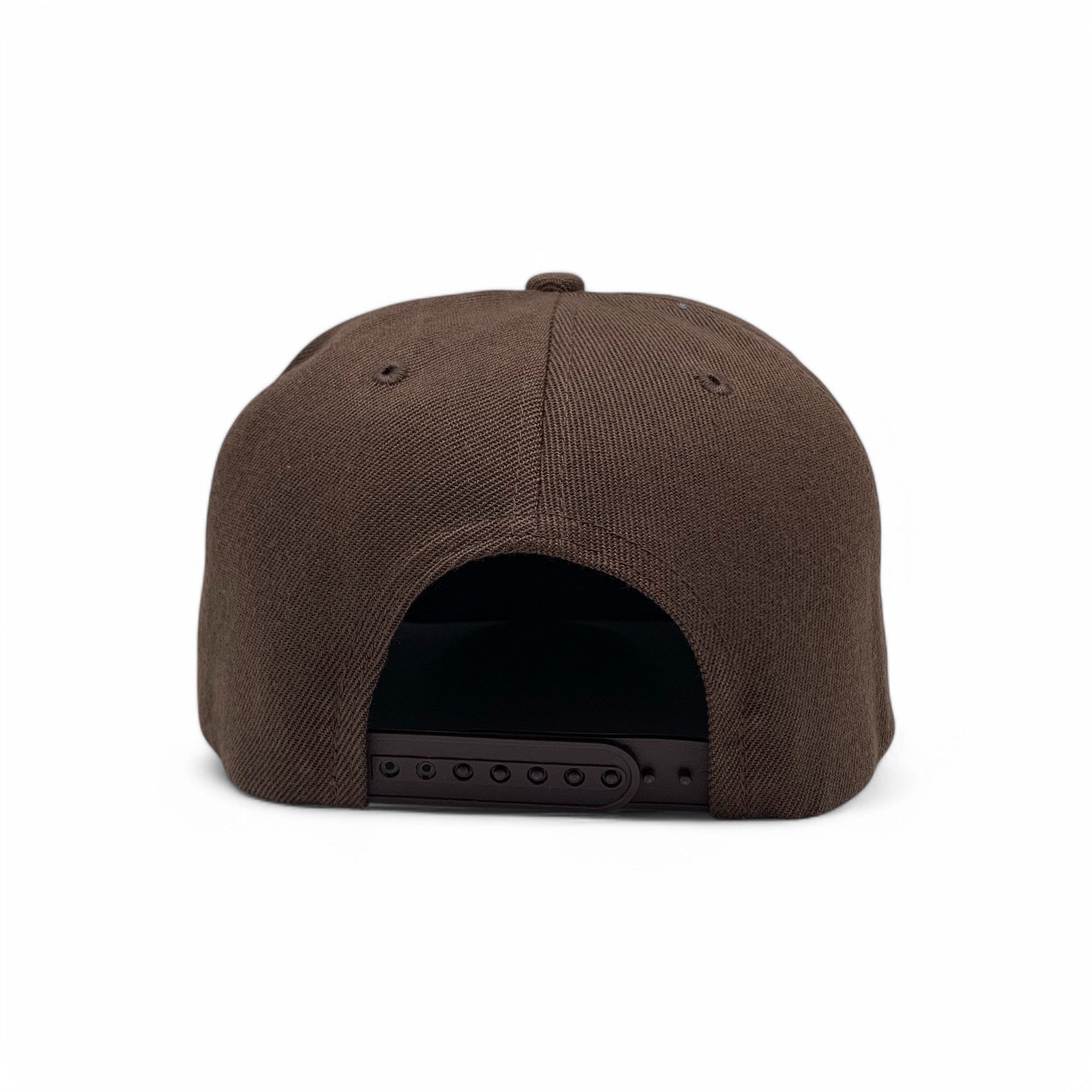 Basic Cap Plain Poly Snapback Hat 8002