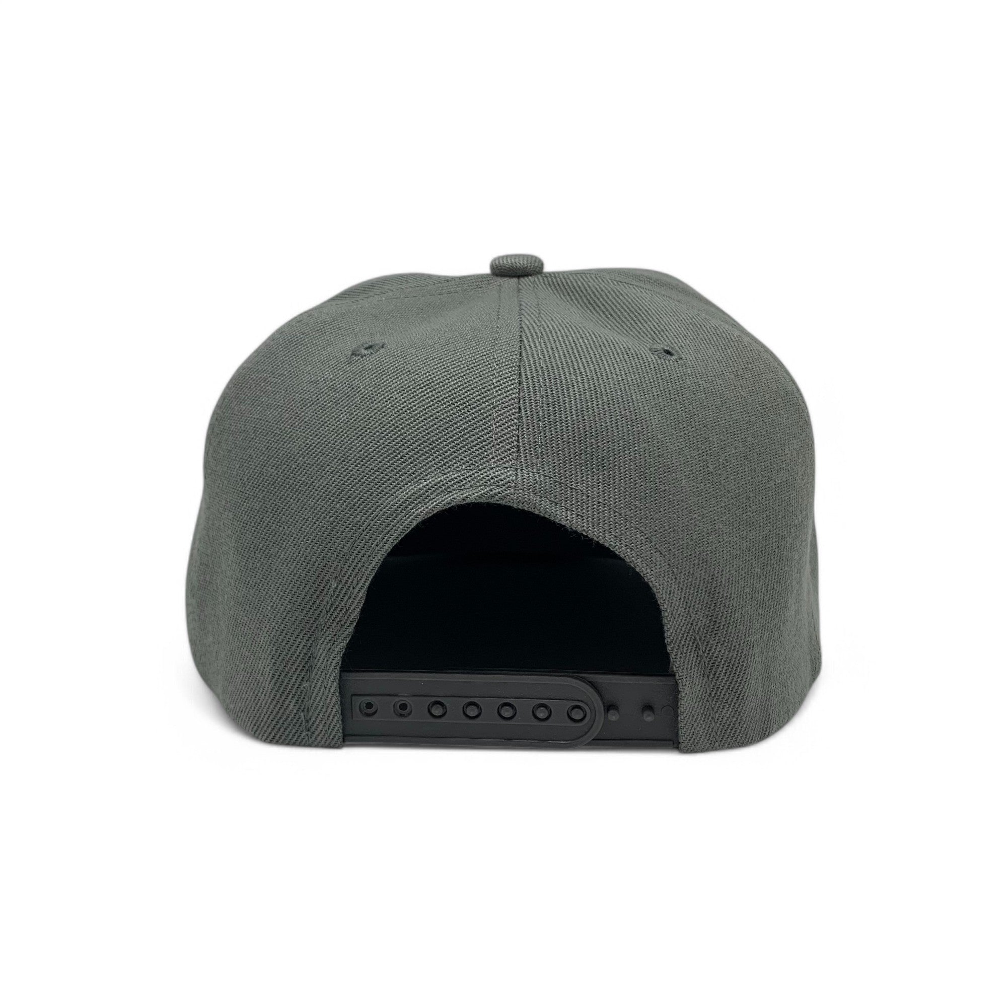 Basic Cap Plain Poly Snapback Hat 8002