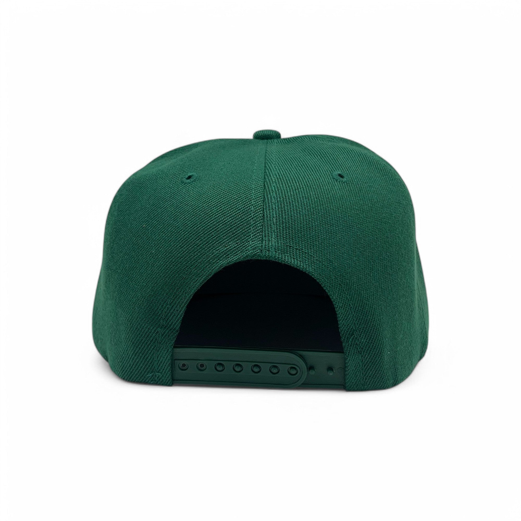 Basic Cap Plain Poly Snapback Hat 8002