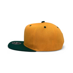 Basic Cap Plain Poly Snapback Hat 8002