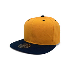 Basic Cap Plain Poly Snapback Hat 8002