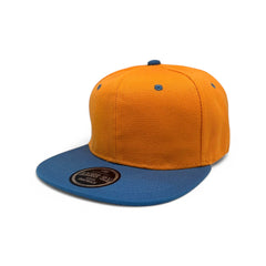 Basic Cap Plain Poly Snapback Hat 8002