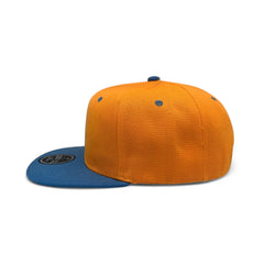Basic Cap Plain Poly Snapback Hat 8002