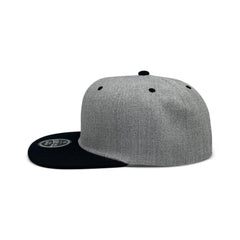 Basic Cap Plain Poly Snapback Hat 8002