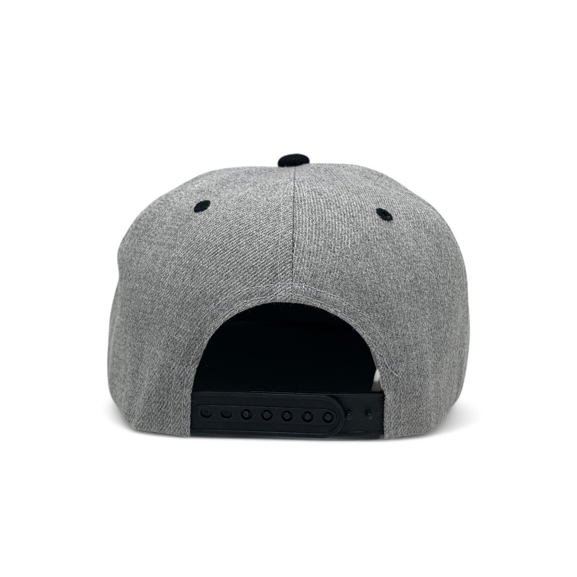 Basic Cap Plain Poly Snapback Hat 8002