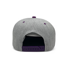Basic Cap Plain Poly Snapback Hat 8002