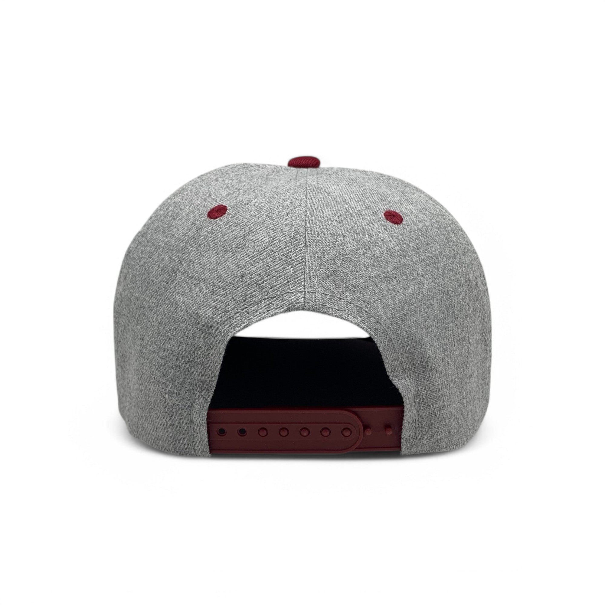Basic Cap Plain Poly Snapback Hat 8002