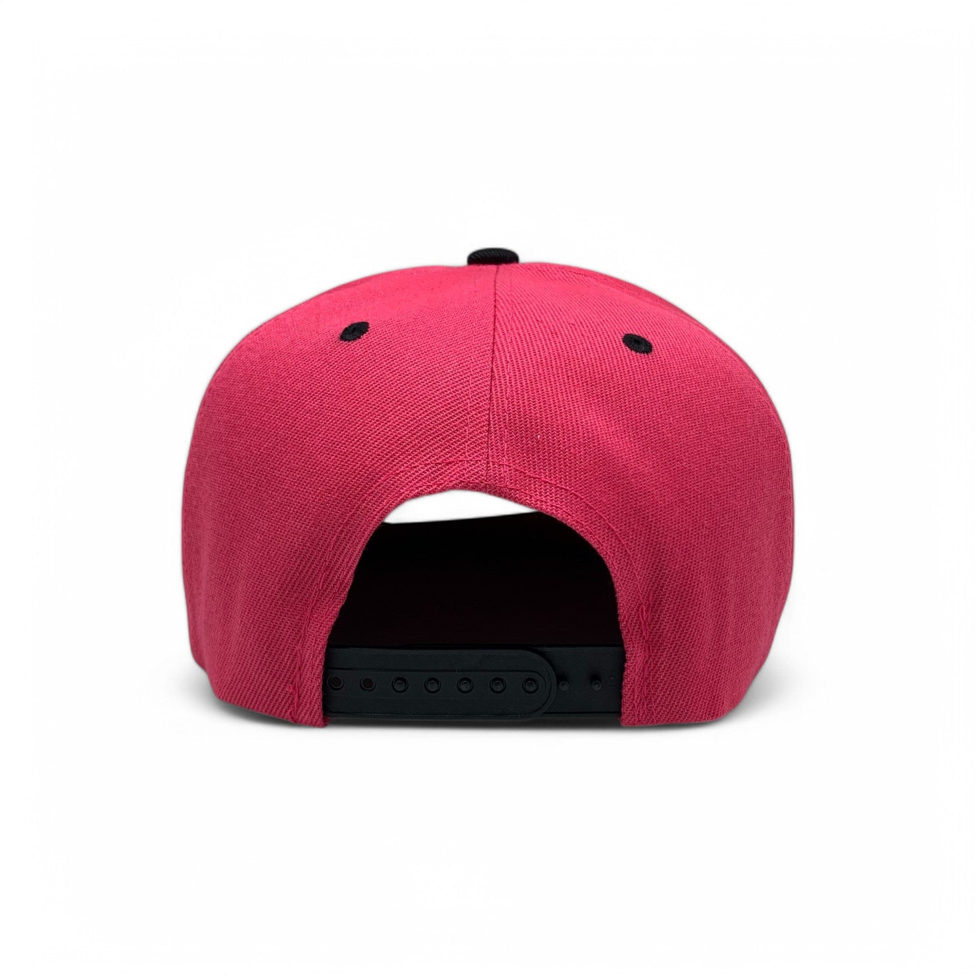 Basic Cap Plain Poly Snapback Hat 8002