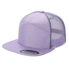 WAYCAP 7FTM 7 Panel Flat Bill Trucker Cap Mesh Back