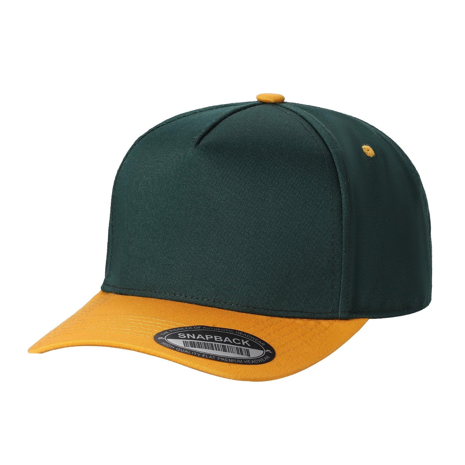 WAYCAP TC 5-Panel Snapback Hat TAN/BLK