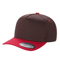 WAYCAP TC 5-Panel Snapback Hat TAN/BLK