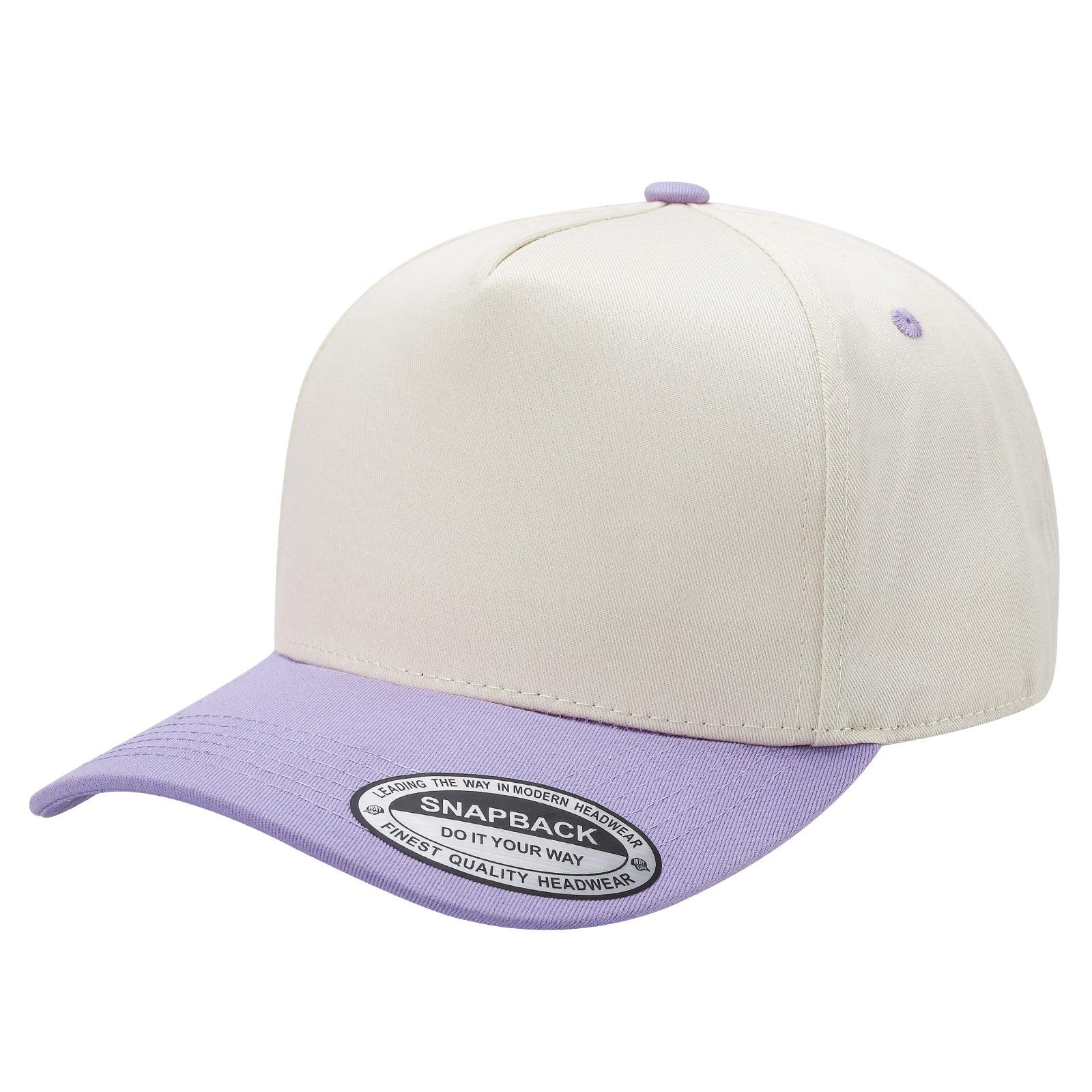 WAYCAP TC 5-Panel Snapback Hat TAN/BLK