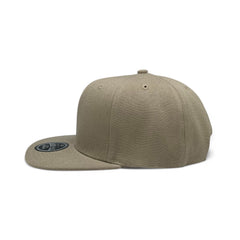 Basic Cap Plain Poly Snapback Hat 8002