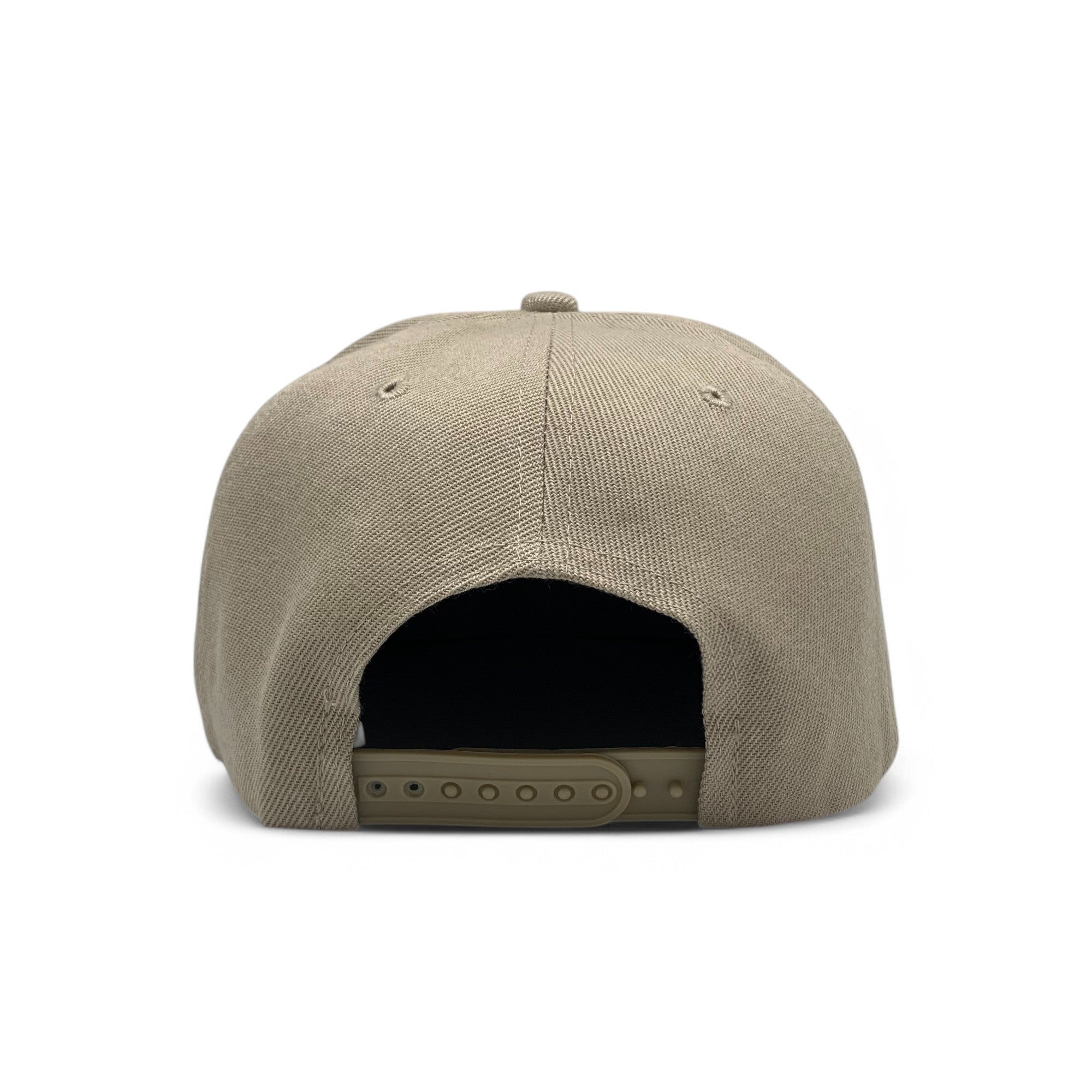 Basic Cap Plain Poly Snapback Hat 8002