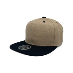 Basic Cap Plain Poly Snapback Hat 8002