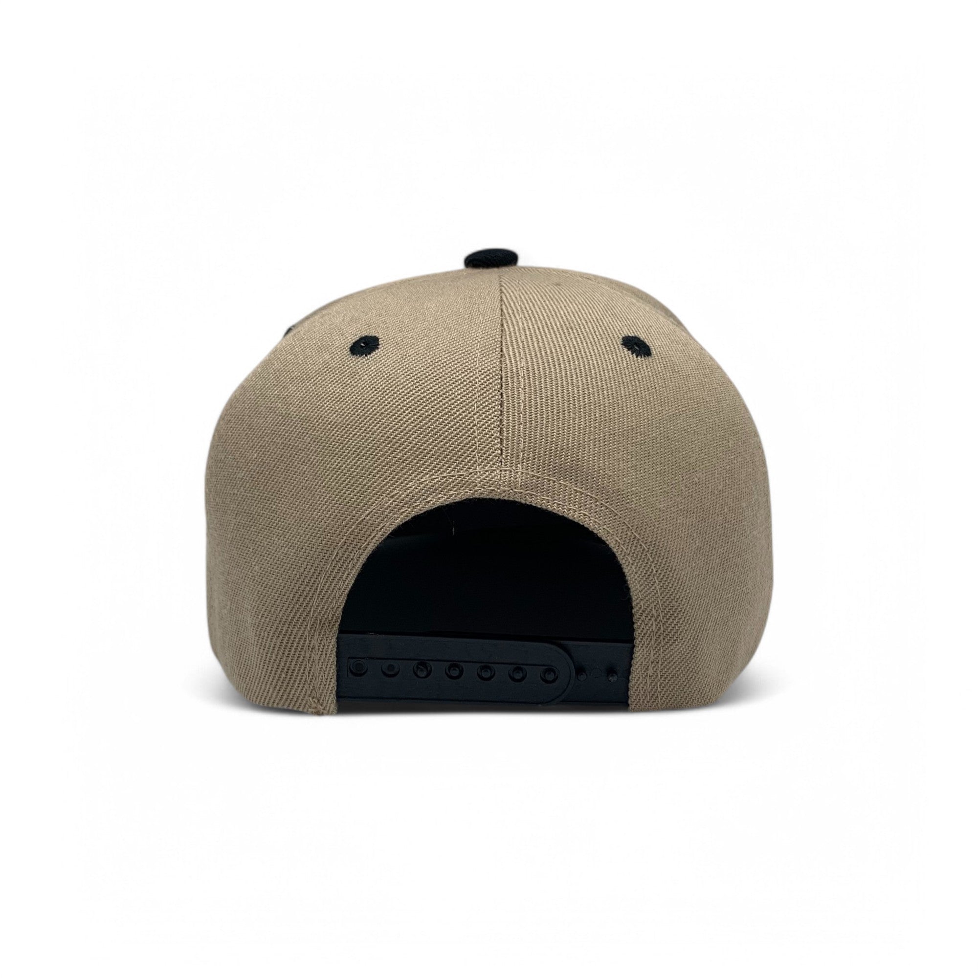 Basic Cap Plain Poly Snapback Hat 8002