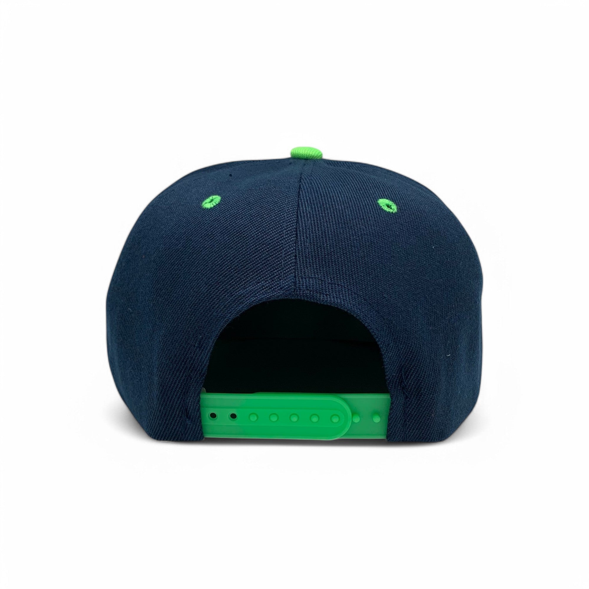 Basic Cap Plain Poly Snapback Hat 8002
