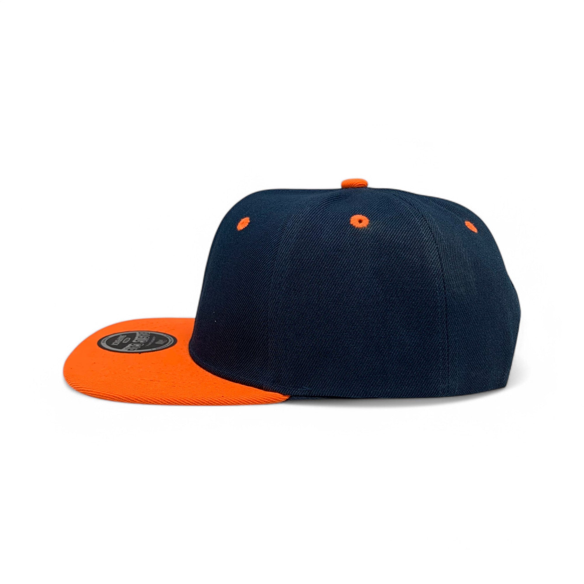 Basic Cap Plain Poly Snapback Hat 8002