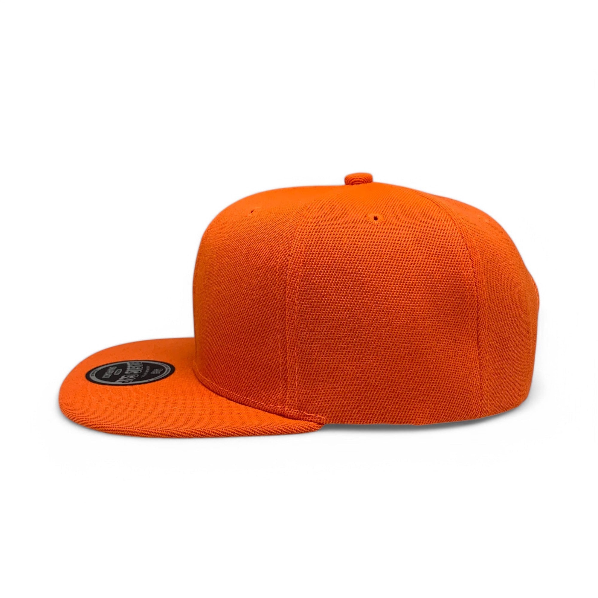 Basic Cap Plain Poly Snapback Hat 8002