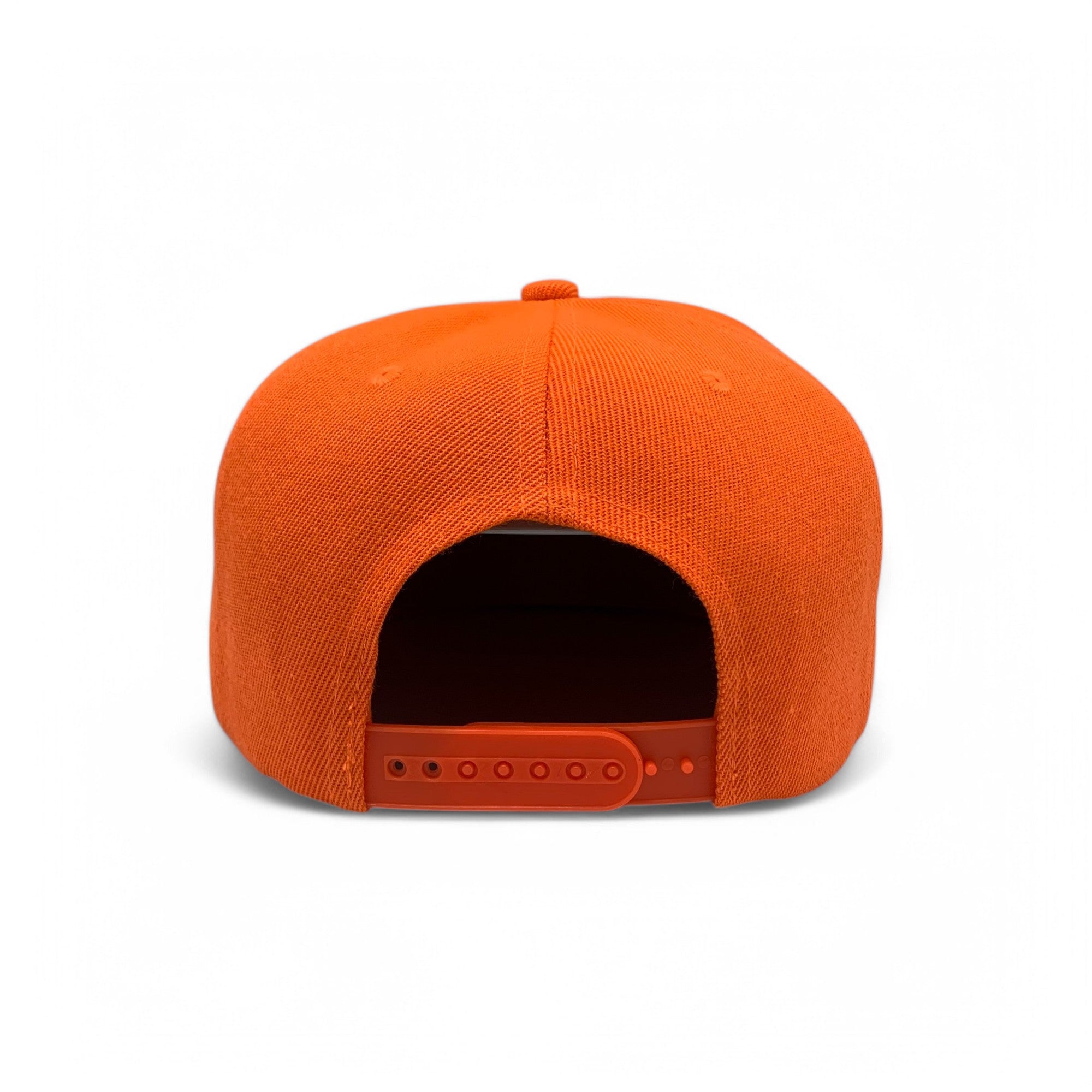 Basic Cap Plain Poly Snapback Hat 8002