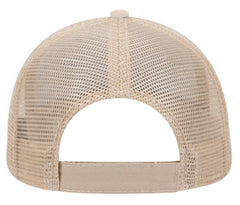 Otto Cotton Twill Colored Edge Visor Low Profile Pro Style Meshback Cap