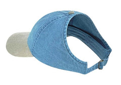 Otto Washed Pigment Dyed Cotton Twill Ponytail Low Profile Pro Style