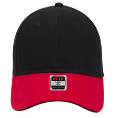 Blank Caps | Otto Brushed Cotton Twill Sandwich Visor Low Profile