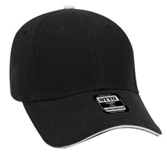 Blank Caps | Otto Brushed Cotton Canvas Sandwich Visor Low Profile