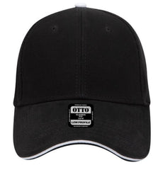 Blank Caps | Otto Brushed Cotton Canvas Sandwich Visor Low Profile