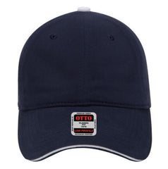 Otto Cotton Twill Sandwich Visor Garment Washed