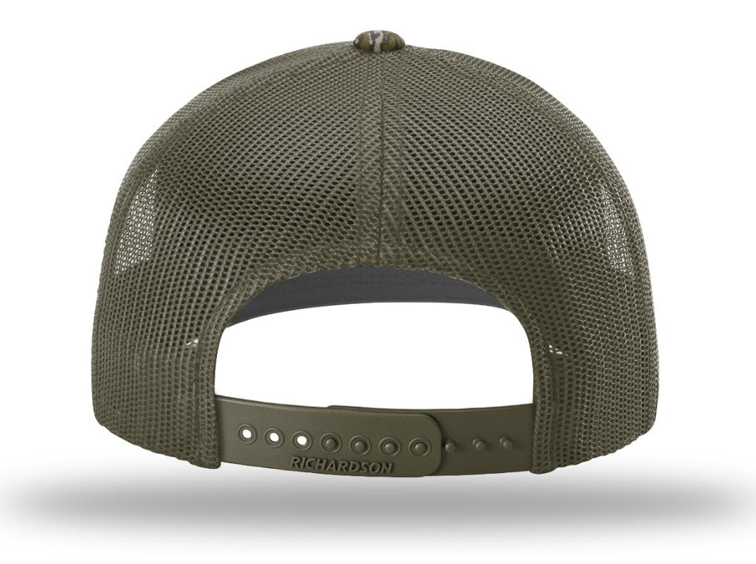 Richardson Trucker Camo Pattern Twill Trucker Mesh
