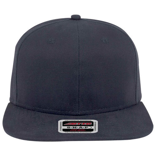Otto Superior Combed 6 Panel Pro Cotton Twill Square Flat Visor