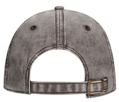 Otto 6 Panel Low Profile Snow Washed Superior Cotton Twill Cap