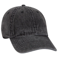 Otto 6 Panel Low Profile Snow Washed Demin Cap