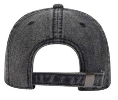 Otto 6 Panel Low Profile Snow Washed Demin Cap