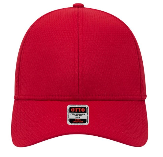 Otto 6 Panel Low Profile Cool Comfort Performance Stretchable Diamond Knit