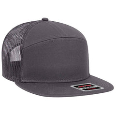 Otto 7 Panel Trucker Mesh Flat Bill