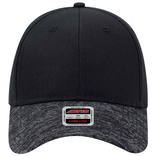 Otto Rayon Blend Jersey Knit Cotton Twill Baseball Cap