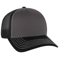 Otto Cotton Twill 5 Panel Low Profile Mesh Back Trucker Hat (Replaces 102-1318)
