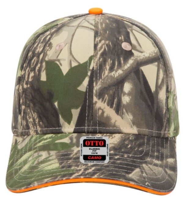 OTTO Cap Camouflage 6 Panel Low Profile Baseball Cap