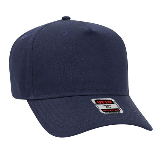 OTTO 5 Panel Mid Profile Baseball Cap