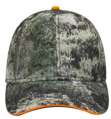 OTTO Cap Mossy Oak Superior Polyester Twill Sandwich Visor