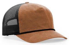 Richardson Washed Cotton 5 Braided Panel Mesh