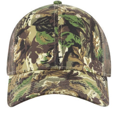 OTTO Cap Camo 6 Panel Low Profile Trucker Mesh