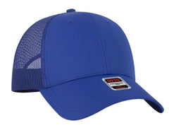 OTTO Cap 6 Panel Polyester Low Profile Micro Mesh Back Trucker Hat