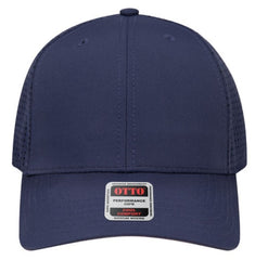 OTTO Cap 6 Panel Mid Profile Perforated Mesh Back Panels Hat