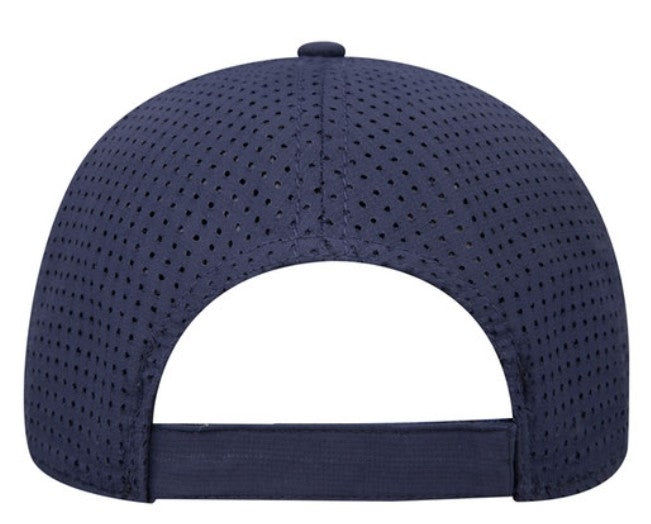 OTTO Cap 6 Panel Mid Profile Perforated Mesh Back Panels Hat